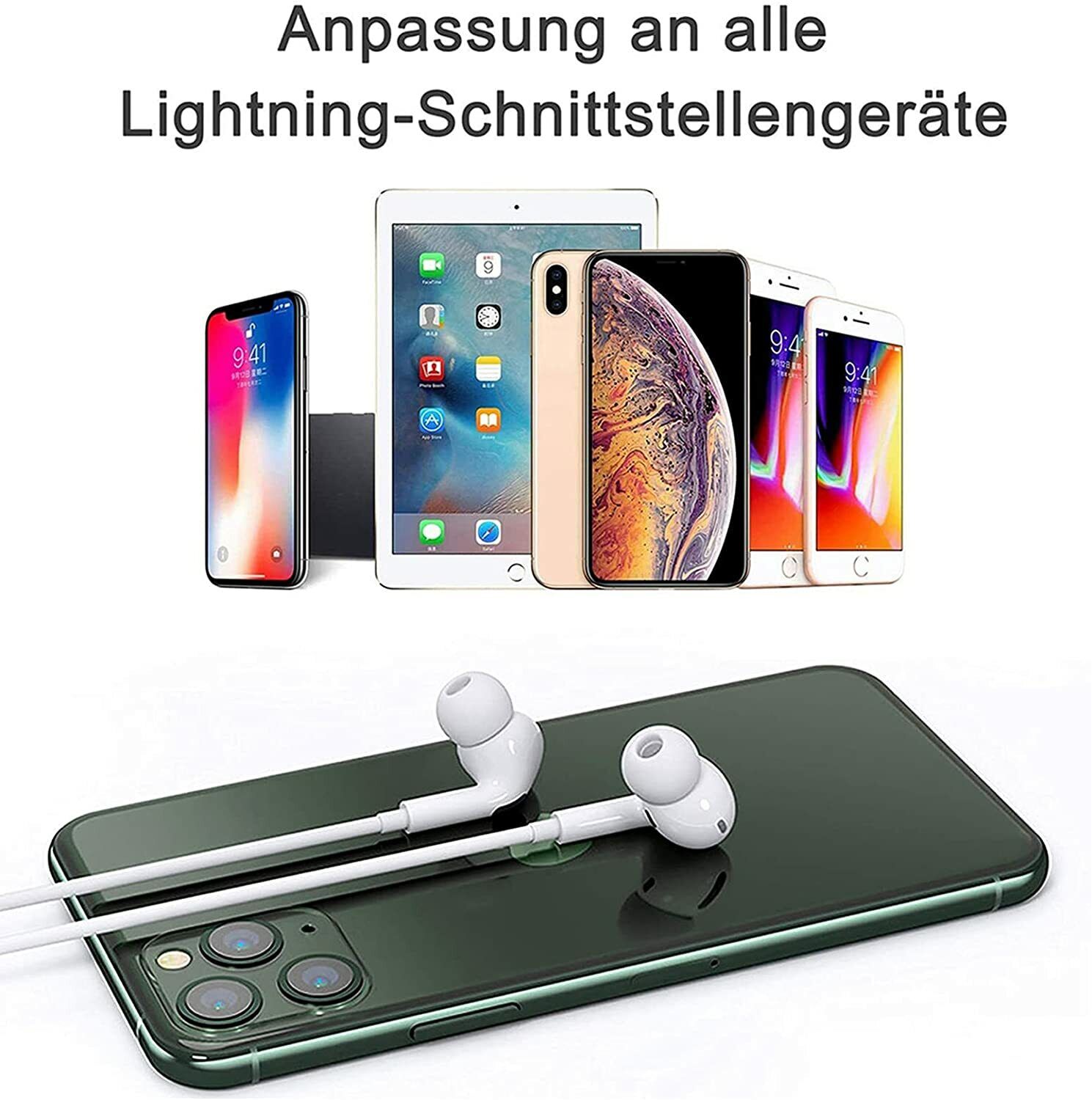 Auricolari Vivavoce Con Microfono Dual – Cuffie Per Telefono E Tablet – Nere – Generiche - Foto 3